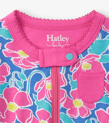 Hatley Sleepwear | Baby & Toddler Baby Girls Big Poppies Footed Sleeper
