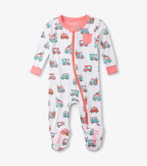 Hatley Sleepwear | Baby & Toddler Baby Girls Ice Cream Trucks Footed Sleeper