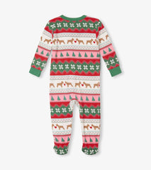 Hatley Sleepwear | Baby & Toddler Baby Puppy Hearts Bamboo Footed Sleeper