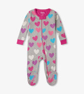 Hatley Sleepwear | Baby & Toddler Fun Hearts Baby Footed Sleeper
