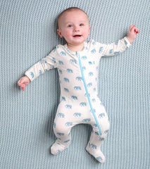Hatley Sleepwear | Baby & Toddler Painted Elephants Baby Footed Sleeper