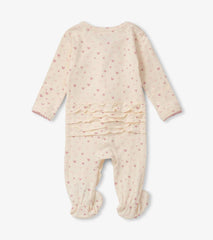 Hatley Sleepwear | Baby & Toddler Pretty Hearts Newborn Ruffle Footed Sleeper