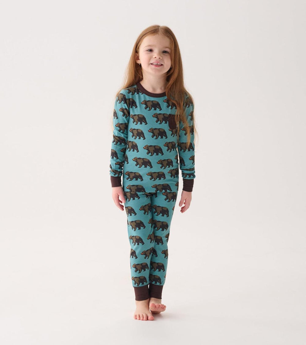Hatley Sleepwear | Boys Boys Bears Bamboo Pajama Set