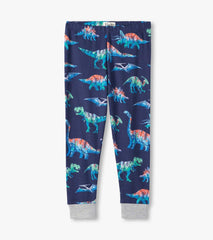Hatley Sleepwear | Boys Boys Blue Dinos Organic Cotton Pajama Set