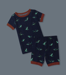 Hatley Sleepwear | Boys Boys Glow Sharks Short Pajama Set