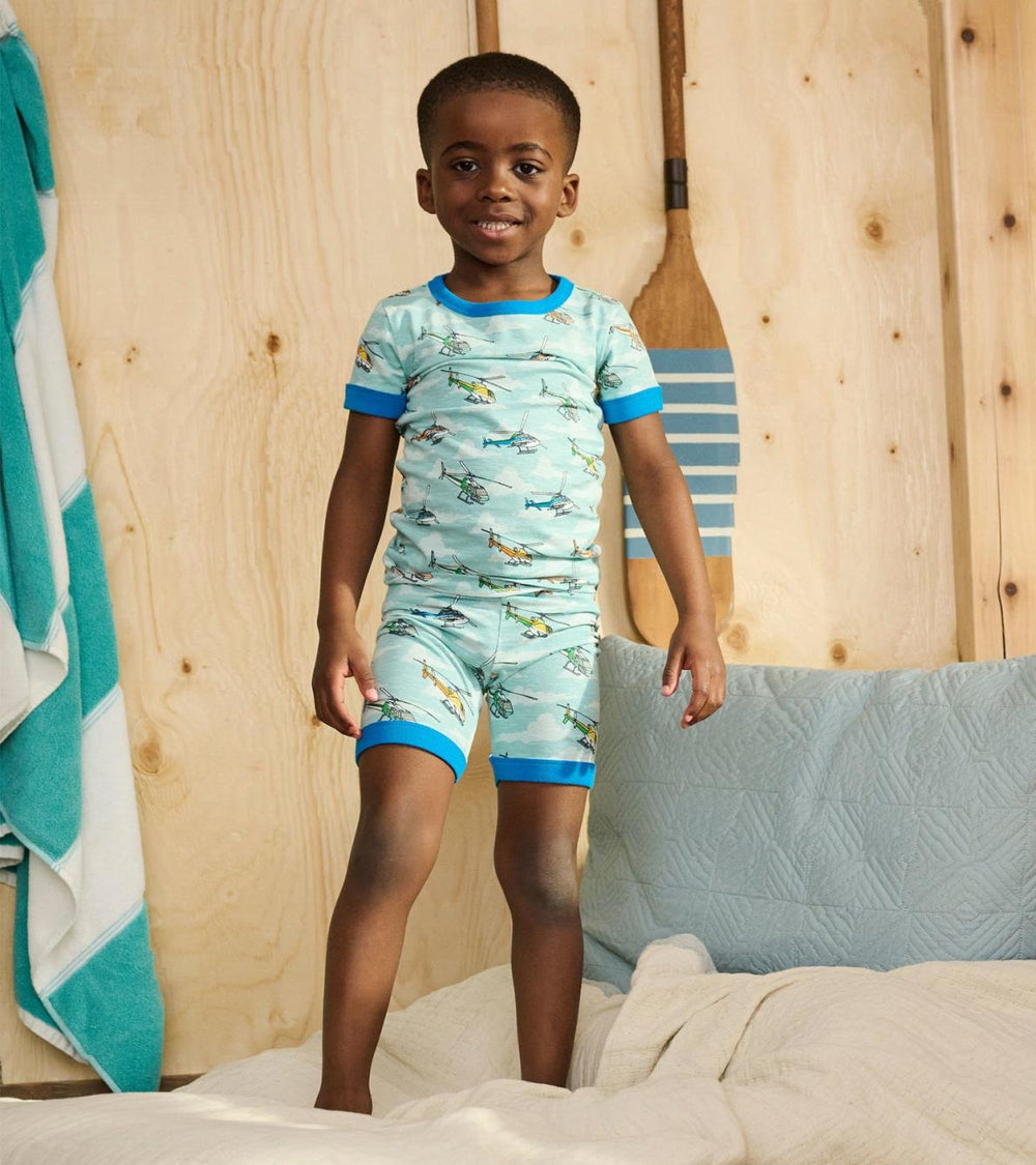 Hatley Sleepwear | Boys Boys Helicopters Short Pajama Set