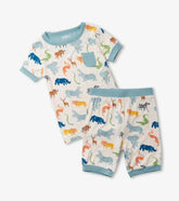 Hatley Sleepwear | Boys Boys Scratchy Safari Bamboo Short Pajama Set