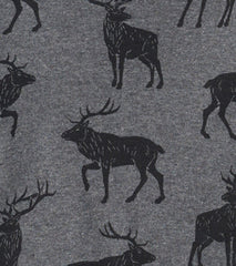 Hatley Sleepwear | Boys Magestic Elks Raglan Organic Cotton Pajama Set