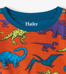 Hatley Sleepwear | Boys Real Dinosaurs Organic Cotton Pajama Set