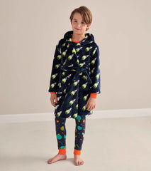 Hatley Sleepwear | Boys Rocket Man Fleece Robe