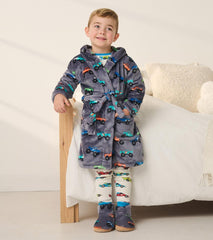 Hatley Sleepwear | Boys/Baby & Toddler Baby Boys Monster Trucks Fleece Slippers