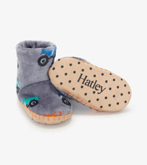 Hatley Sleepwear | Boys/Baby & Toddler Baby Boys Monster Trucks Fleece Slippers