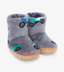 Hatley Sleepwear | Boys/Baby & Toddler Baby Boys Monster Trucks Fleece Slippers
