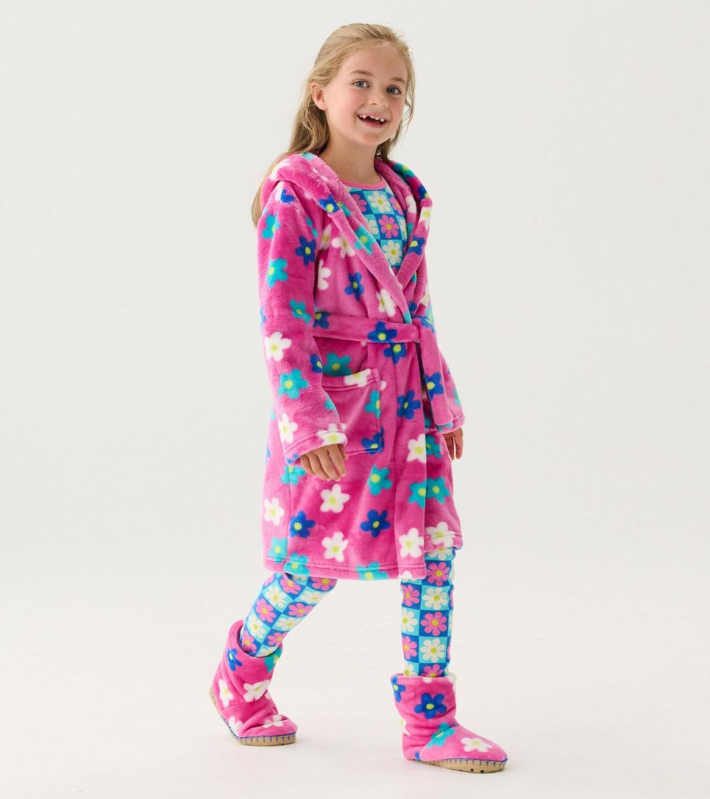 Hatley Sleepwear | Girls Baby Girls Daisies Fleece Robe