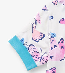 Hatley Sleepwear | Girls Girls Big Butterflies Bamboo Short Pajama Set