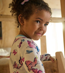 Hatley Sleepwear | Girls Girls Big Butterflies Long Sleeve Nightgown