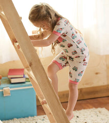 Hatley Sleepwear | Girls Girls Ice Cream Trucks Bamboo Short Pajama Set