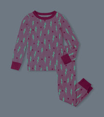 Hatley Sleepwear | Girls Girls Lightning Bolts & Stars Pajama Set