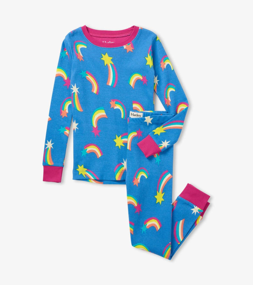 Hatley Sleepwear | Girls Shooting Stars Organic Cotton Pajama Set