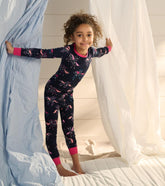 Hatley Sleepwear | Girls Unicorn Constellations Organic Cotton Raglan Pajama Set