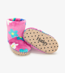 Hatley Sleepwear | Girls/Baby & Toddler Baby Girls Daisies Fleece Slippers