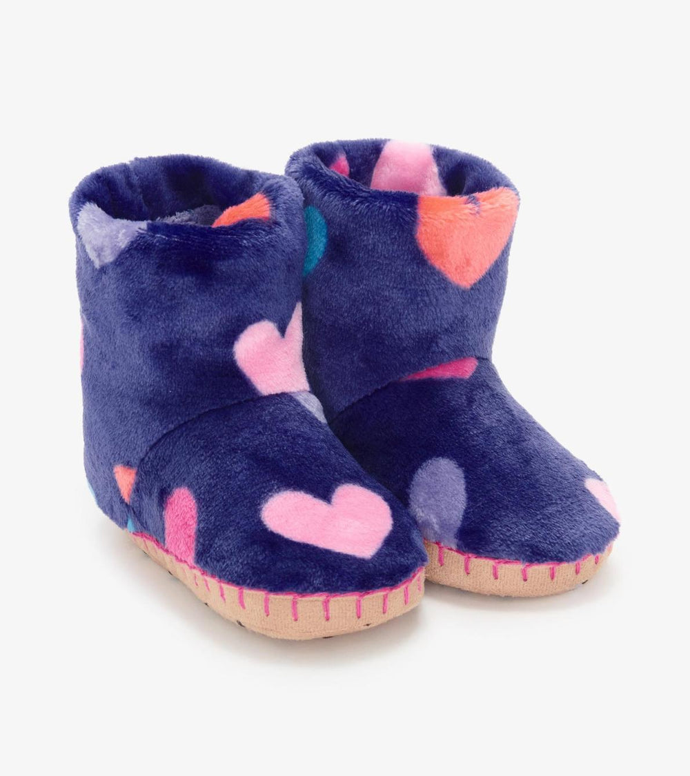 Hatley Sleepwear | Girls/Baby & Toddler Baby Girls Hearts Fleece Slippers