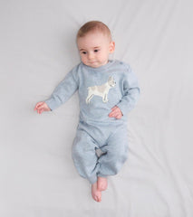 Hatley Sweaters | Baby & Toddler Baby Boys Little Bulldog Sweater Romper