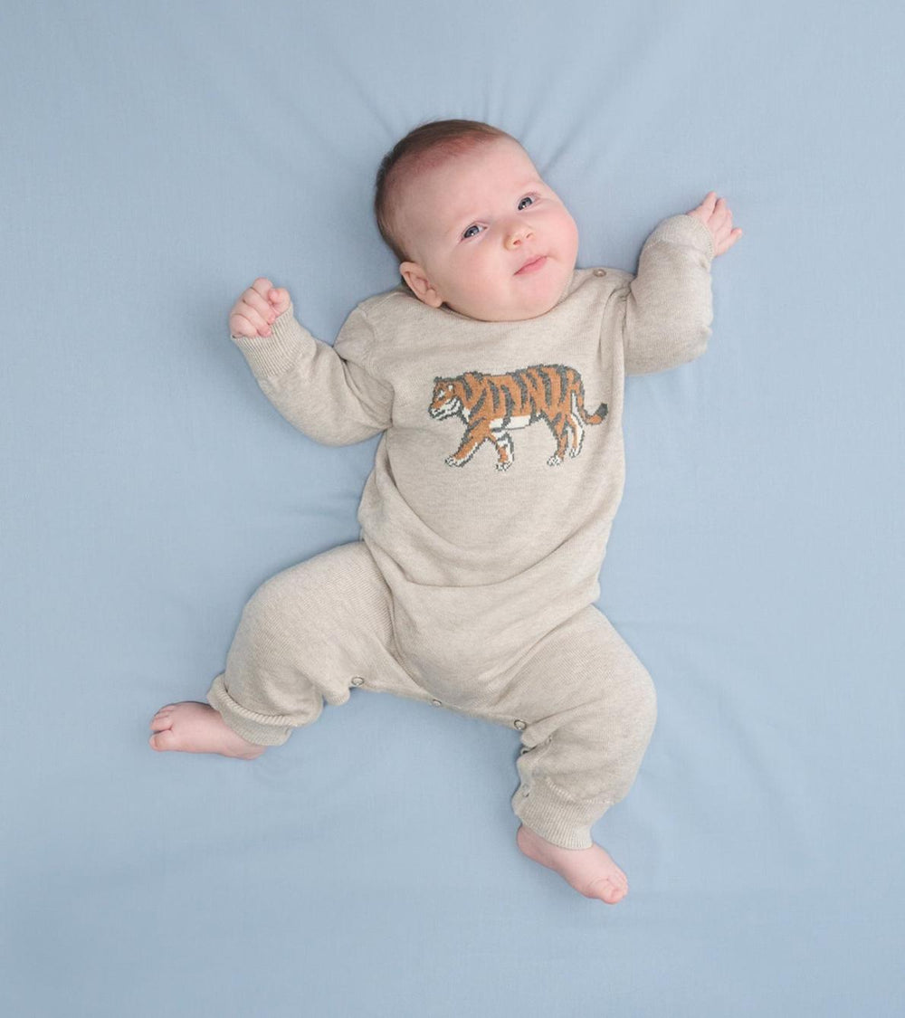 Hatley Sweaters | Baby & Toddler Baby Boys Little Tiger Sweater Romper