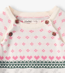 Hatley Sweaters | Baby & Toddler Baby Deer Fairisle Sweater Onesie