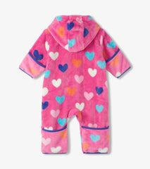 Hatley Sweaters | Baby & Toddler Baby Girls Hearts Fleece Suit