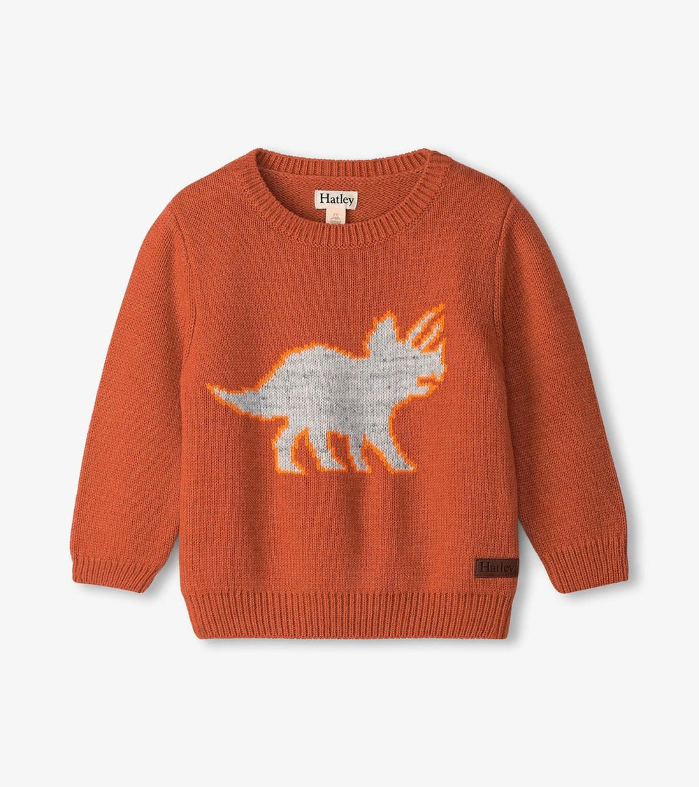Hatley Sweaters | Baby & Toddler Baby & Toddler Boys Triceratops Crew Neck Knit Sweater