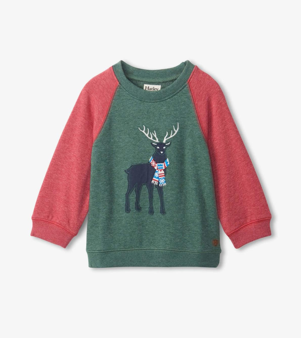 Hatley Sweaters | Baby & Toddler Holiday Stag Pullover Sweatshirt