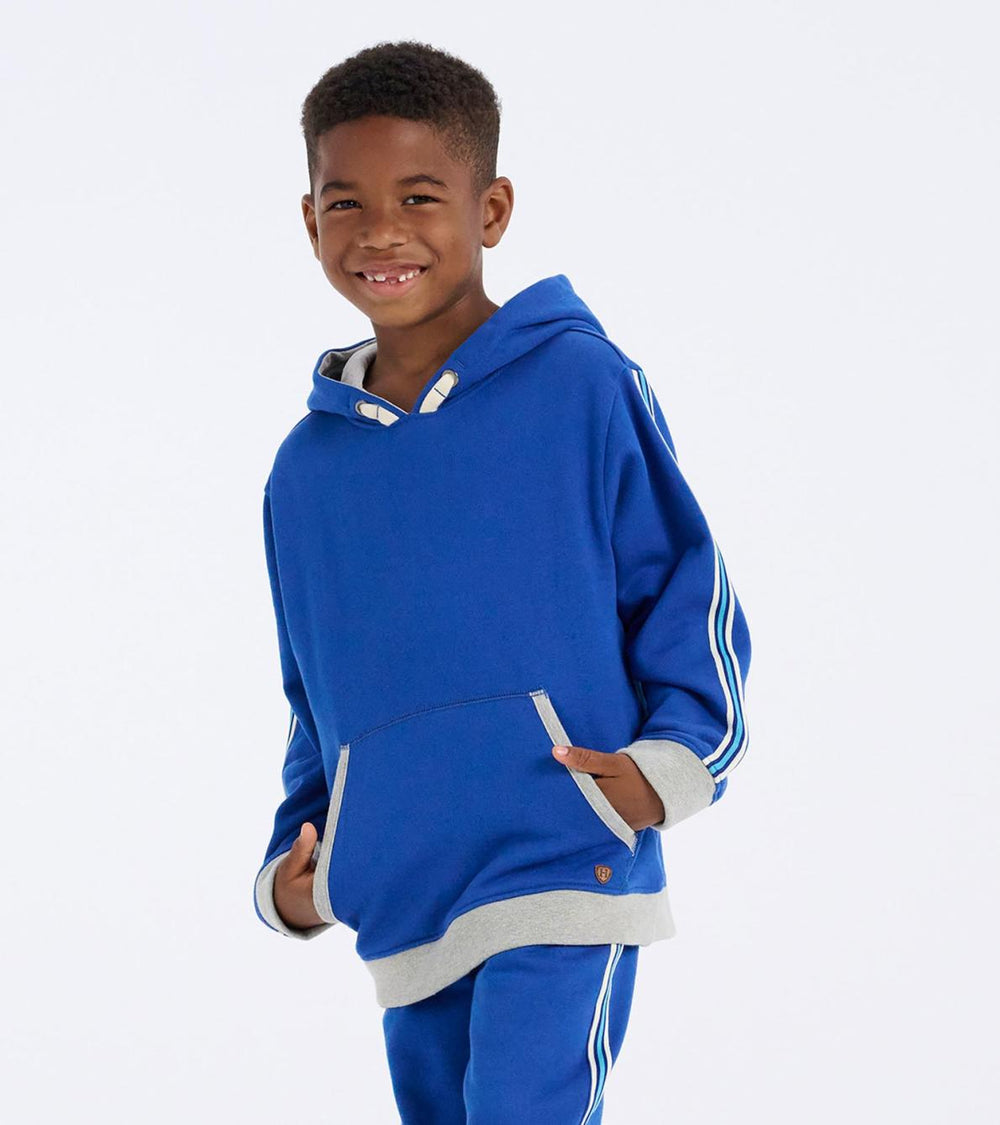 Hatley Sweaters | Boys Boys Blue Pullover Terry Sweatshirt