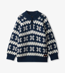 Hatley Sweaters | Boys Boys Winter Knit Mock Neck Sweater