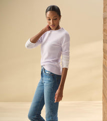 Hatley Sweaters | Women Avery Sweater - Lilac Stripes