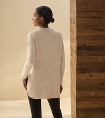 Hatley Sweaters | Women Cable Knit Tunic - Oatmeal Heather