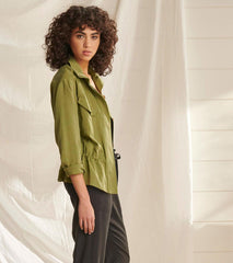 Hatley Sweaters | Women Camden Jacket - Lodan Green