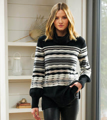 Hatley Sweaters | Women Charlotte Sweater - Marble Landscape