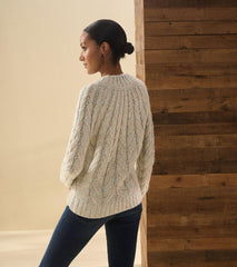 Hatley Sweaters | Women Dylan Cable Knit Sweater - Clear Rainbow