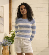 Hatley Sweaters | Women Mariner Sweater - Provence Stripes