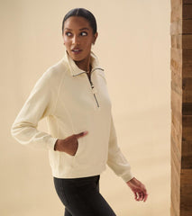 Hatley Sweaters | Women Mock Neck Pullover - Almond Beige