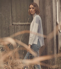 Hatley Sweaters | Women Mock Neck Tunic - Blue Colorblock