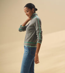 Hatley Sweaters | Women Raglan Pullover - Charcoal Heather