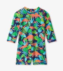 Hatley Swimwear | Baby & Toddler Baby Boys Dino Jungle One-Piece Rashguard