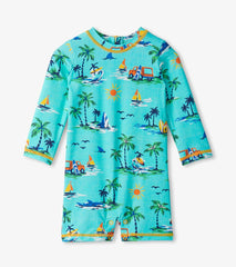 Hatley Swimwear | Baby & Toddler Baby Boys Vintage Holiday One-Piece Rashguard