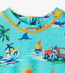 Hatley Swimwear | Baby & Toddler Baby Boys Vintage Holiday One-Piece Rashguard