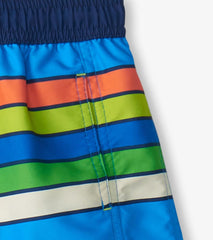 Hatley Swimwear | Boys Boys Malibu Stripe Swim Trunks