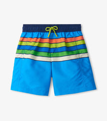 Hatley Swimwear | Boys Boys Malibu Stripe Swim Trunks