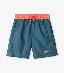 Hatley Swimwear | Boys Boys Textured Shark Swim Trunks