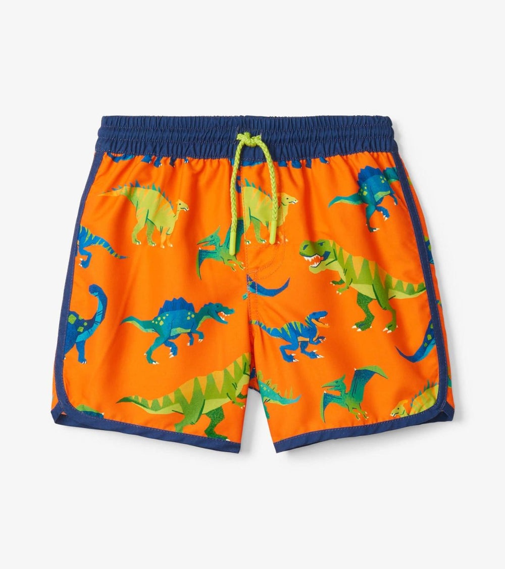Hatley Swimwear | Boys Colourblock Dino Swim Shorts